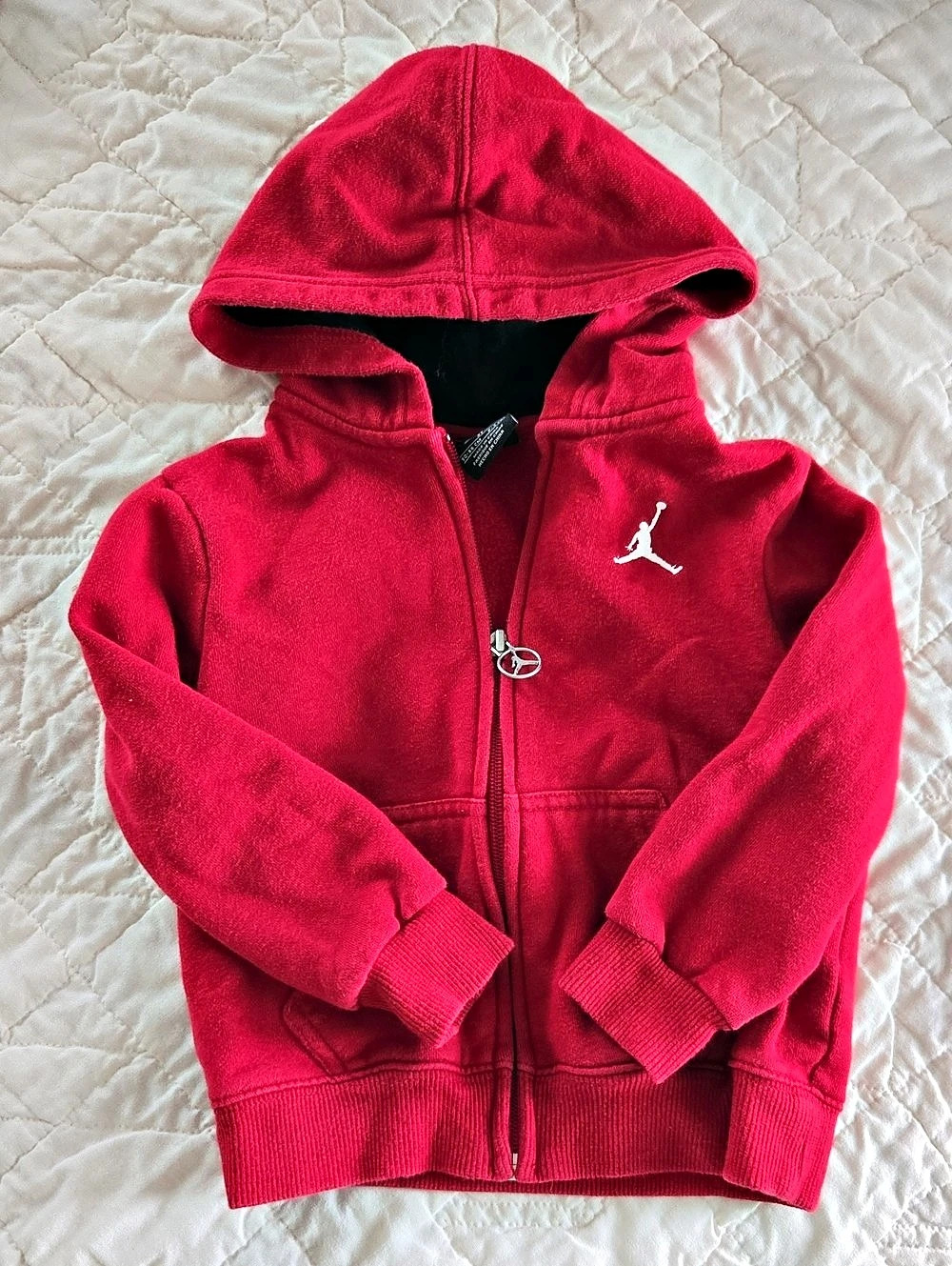 Jordan Jumpman Full Zip Hoodie Toddler Boys Red Full-Zip Hoodie Boys 3T RN81917